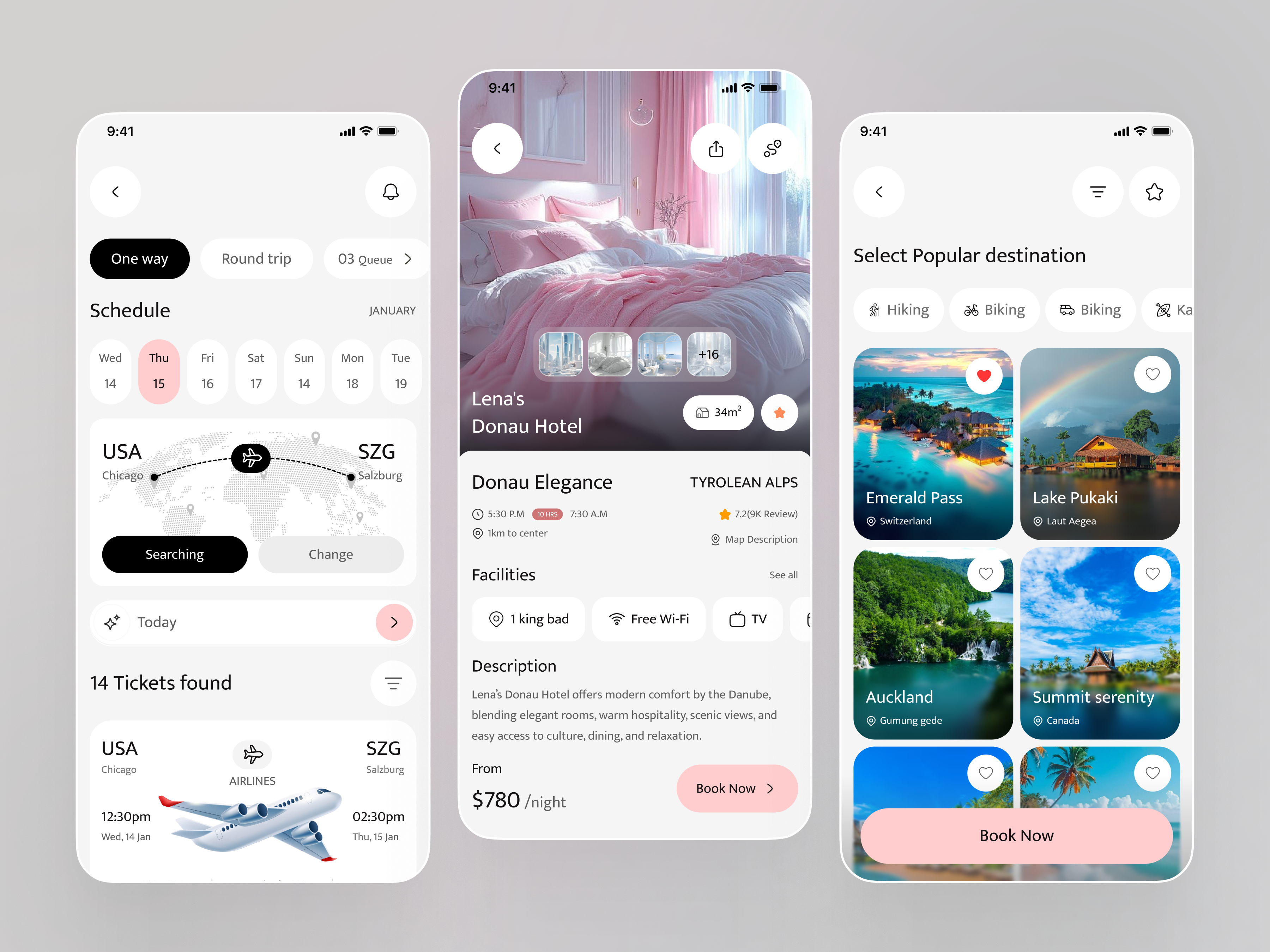 Travel Booking App airplane app app design booking app design flight flight booking app hotel booking app mobile plane ship train travel travel app travel planner app travel tech travelbookingapp uiux