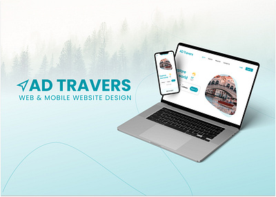 Ad Travers Travel Website for Web & Mobile app figma graphic design travel site ui