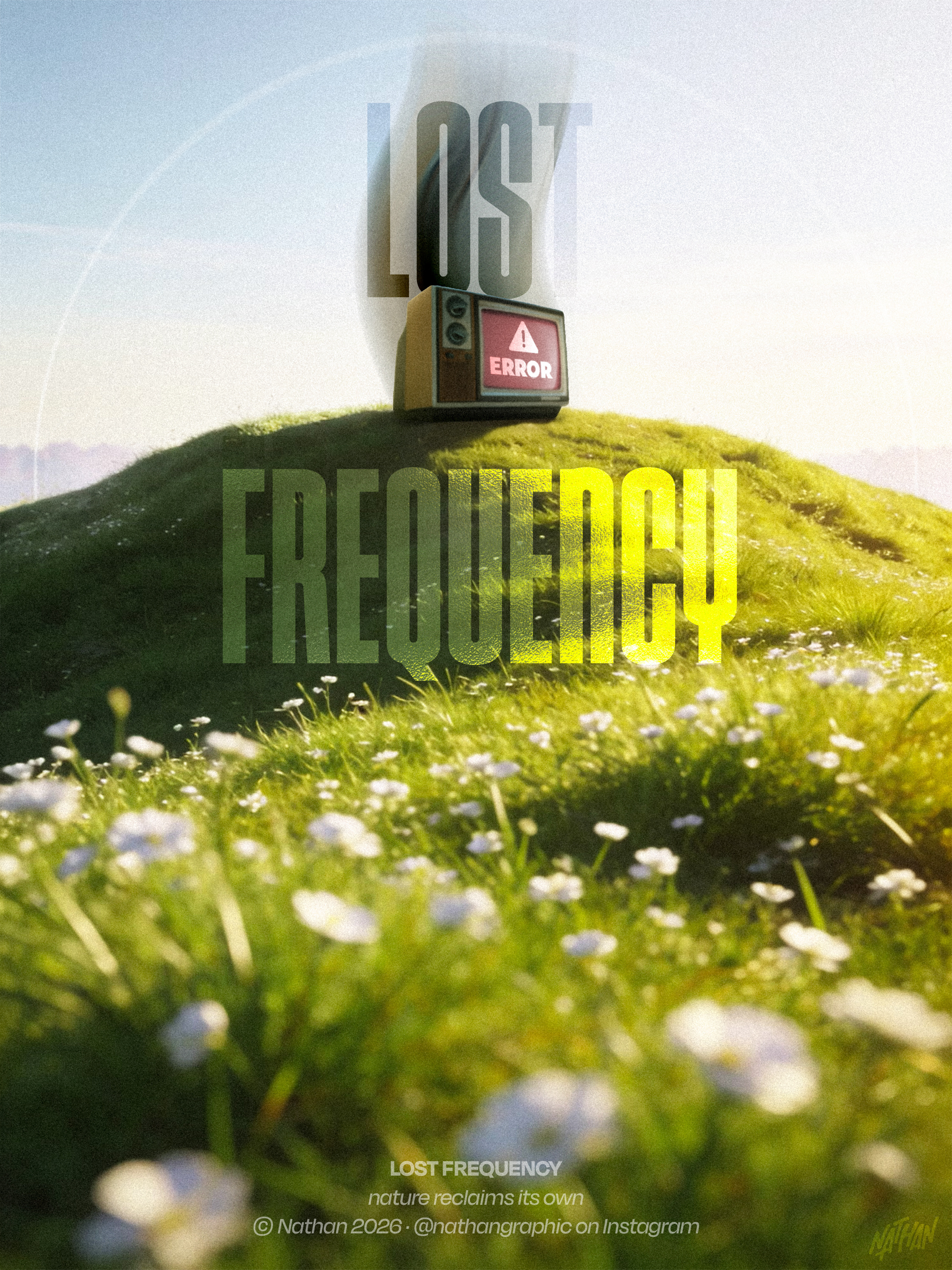 TV Poster Design aesthetic flyer graphic design poster