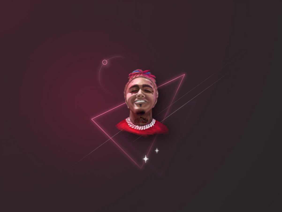 Lil Pump 🔮 art cg digital digitaldrawing draw illustration lil pump man paint rap