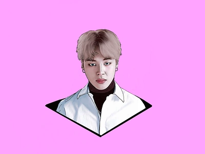 Park Jimin app design graphic design illustration