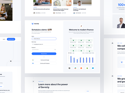 Payment Service - Landing Page blog business component dashboard dipa inhouse finance financial graphic design interaction landing page marketing pricing sign in sign up ui design ux design web design website