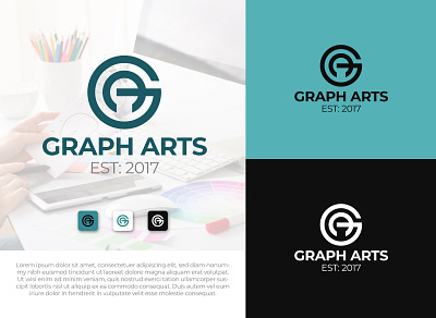 Graph Arts Logo Design app brand identity brand logo branding design design logo designer flat graphic design graphics artist graphics logo illustration logo logo design minimalist modern typography ux vector wordmark