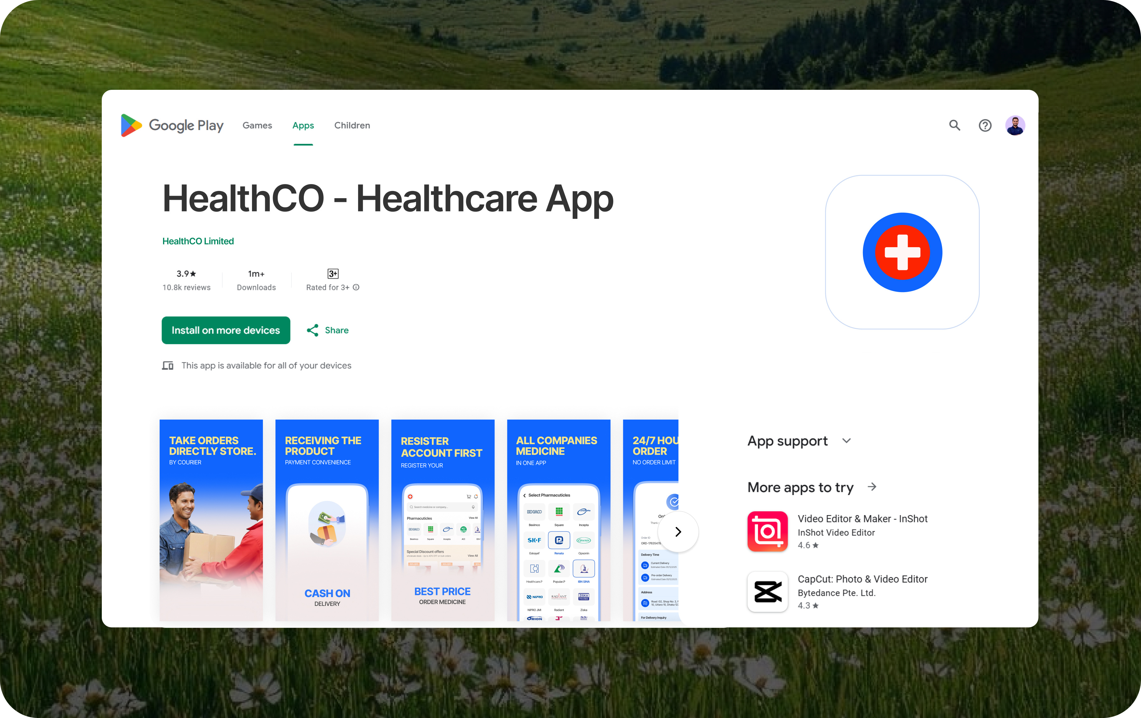 Healthcare App Play Store Screenshot Design app store screenshot graphic design mobile app screenshot design play store screenshot screenshot design ui design