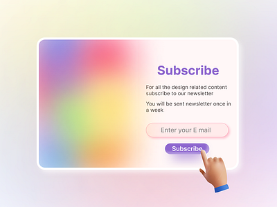 Day 26 of daily UI Challenge branding daily026 dailyui day026 design subscribe button ui ui026 uichallenge uidesign ux welcomescreen