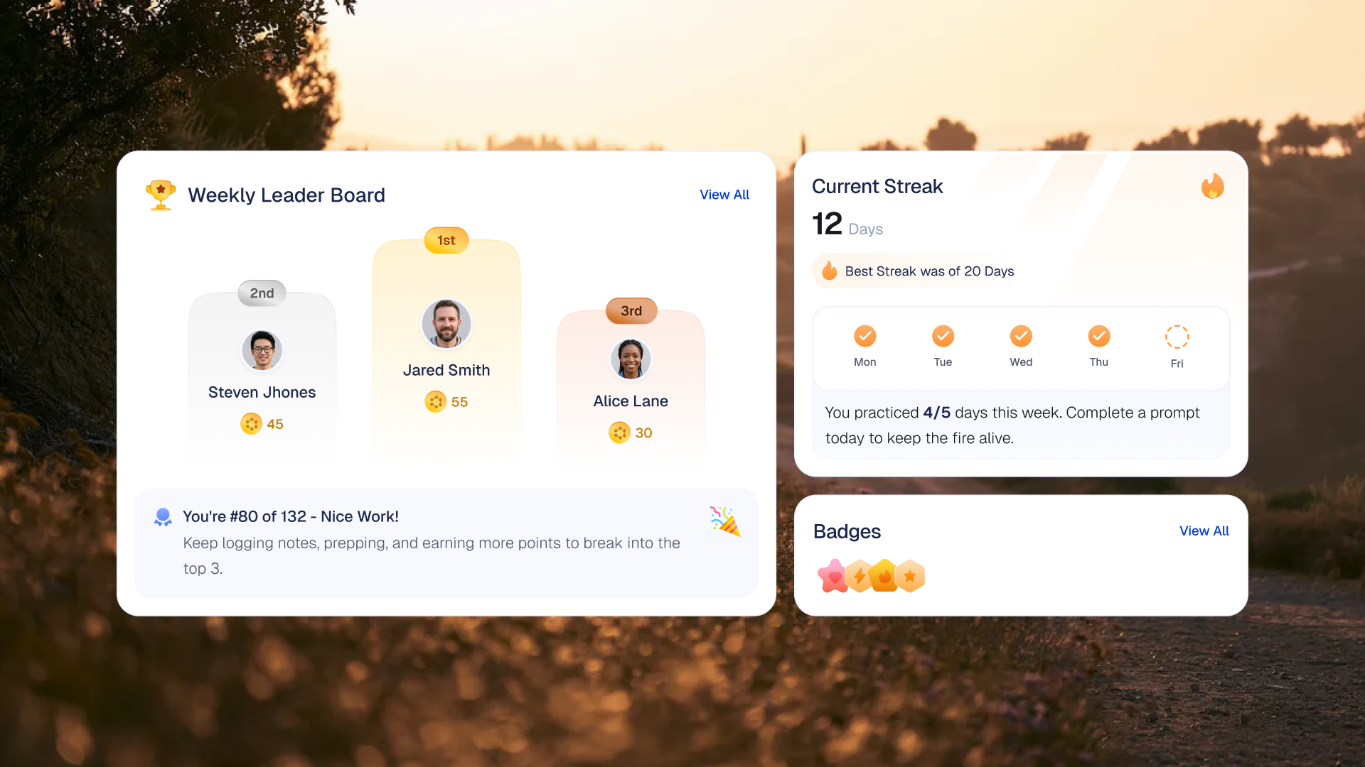 Leader Board figma ui ux