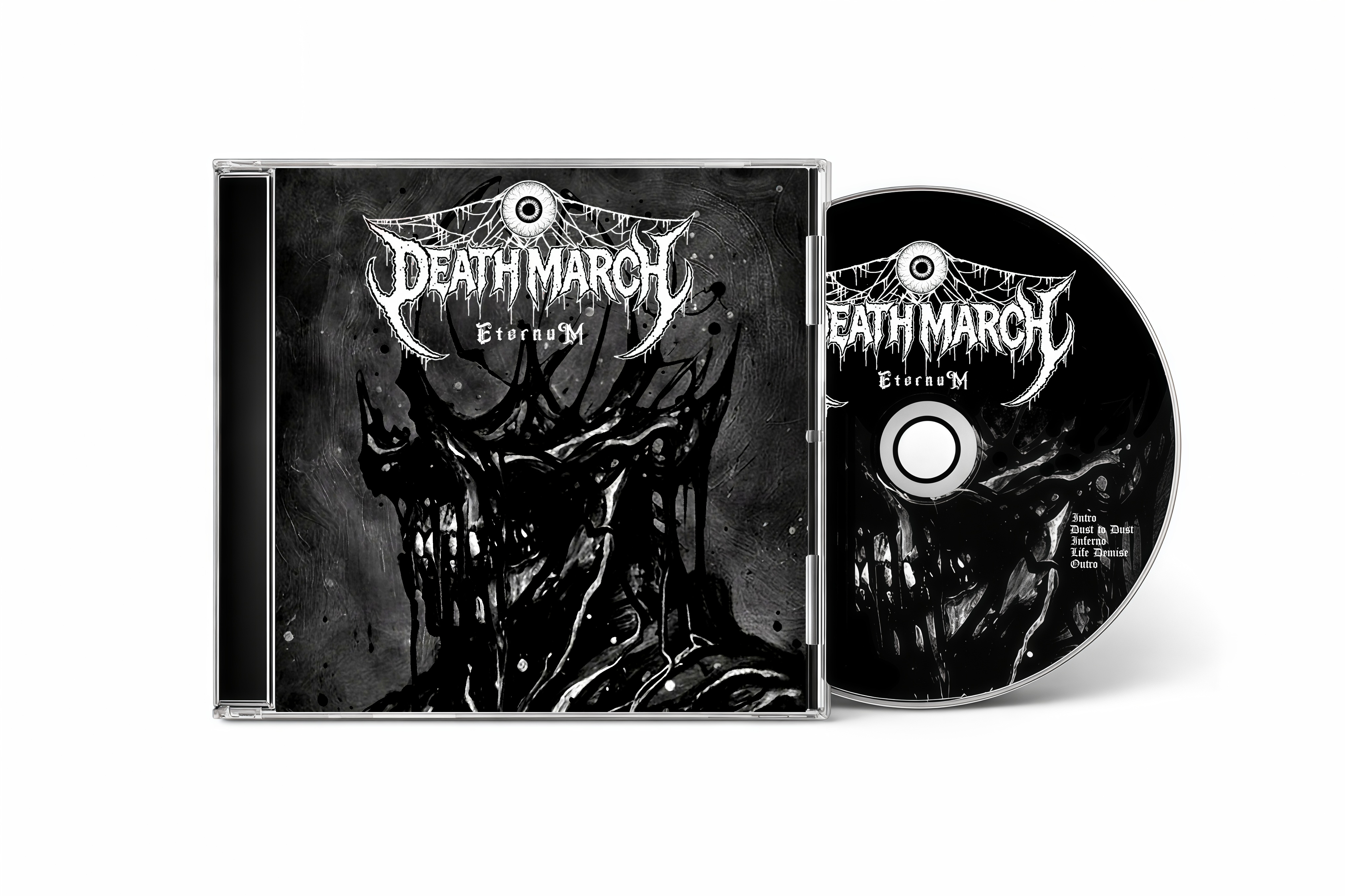 Death Metal Album Cover Artwork (With Visual) adult illustration album cover art cd cover dark fantasy death metal design digital art graphic design heavy metal horror illustration