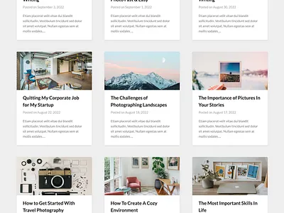 Blogrid - A WordPress Blog Theme with a Gid Design blog download free grid inspiration template theme website wordpress wp
