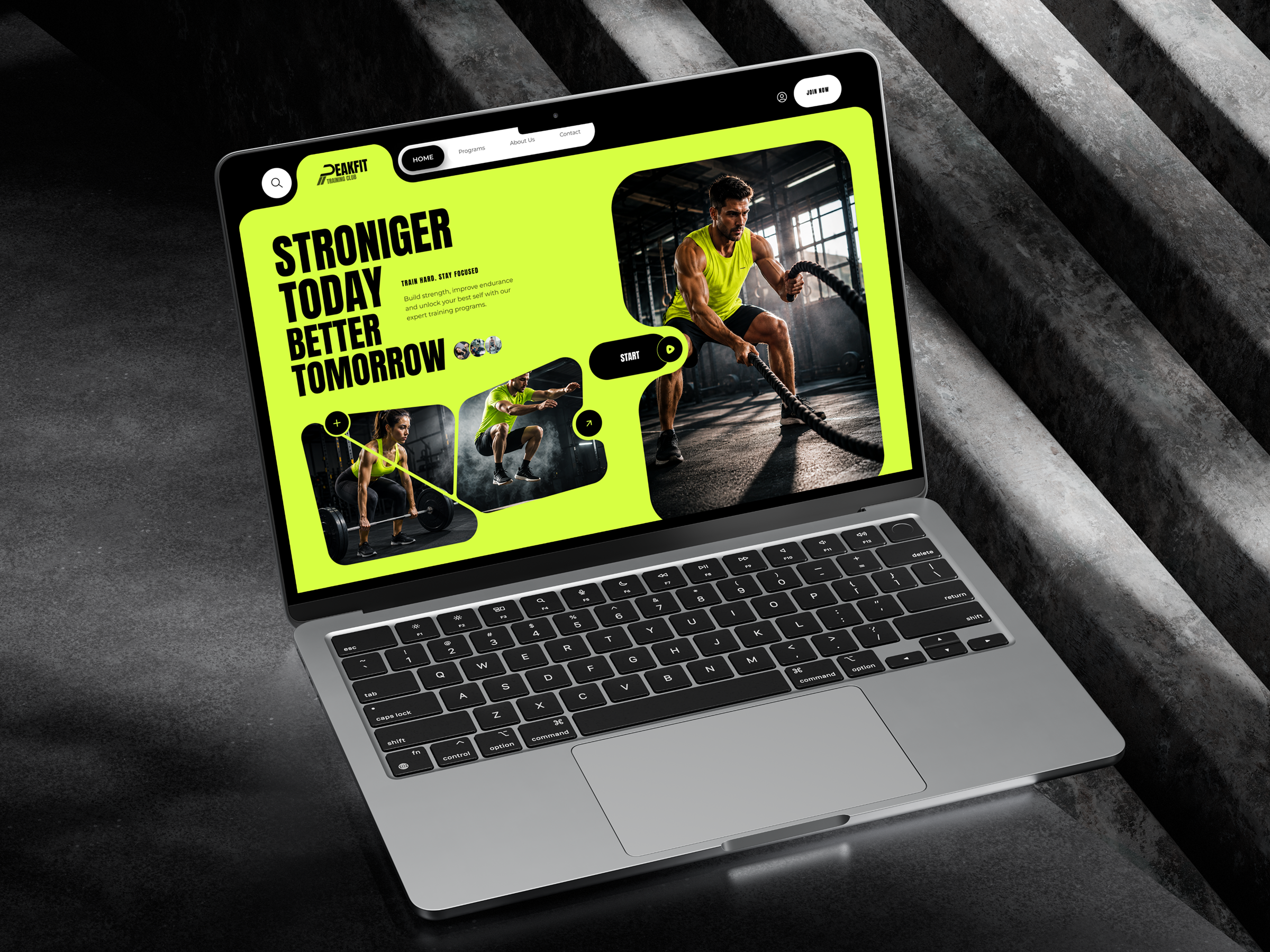 Fitness & Gym Website I Landing Page figma gym website design hero section landing page sports design ui design uiux user interface ux design visual design web design website
