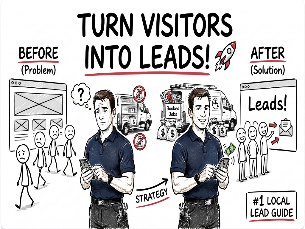 How To Convert Visitors Into Leads animation branding illustration