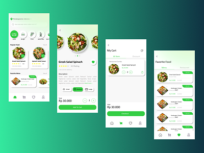 Delivery Food App 3d animation app appdesign food foodapp fooddelivery graphic design mobile mobile design ui uiux design ux