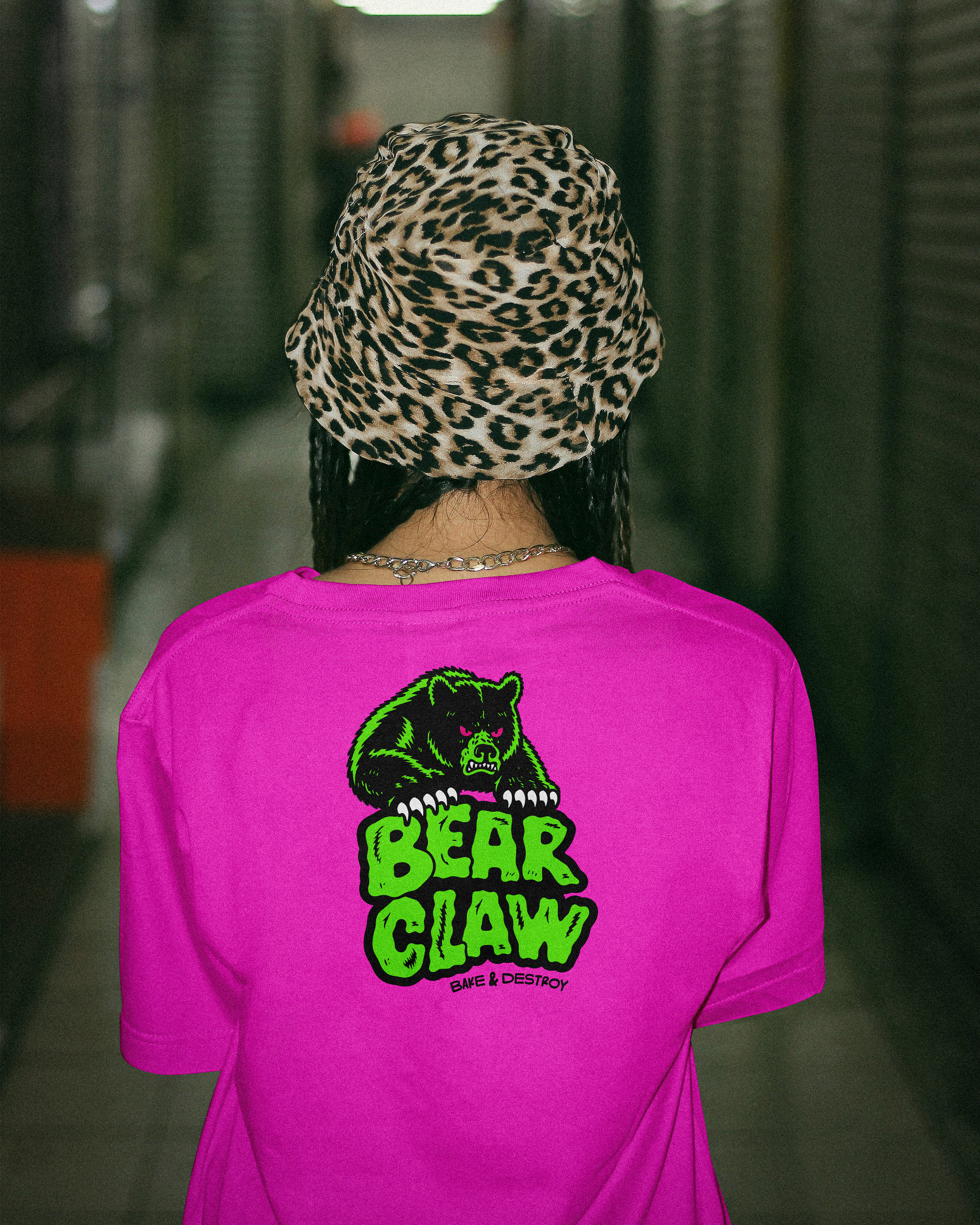 Bear Claw 90s bakery bold branding cafe coffee doughnuts logo throwback