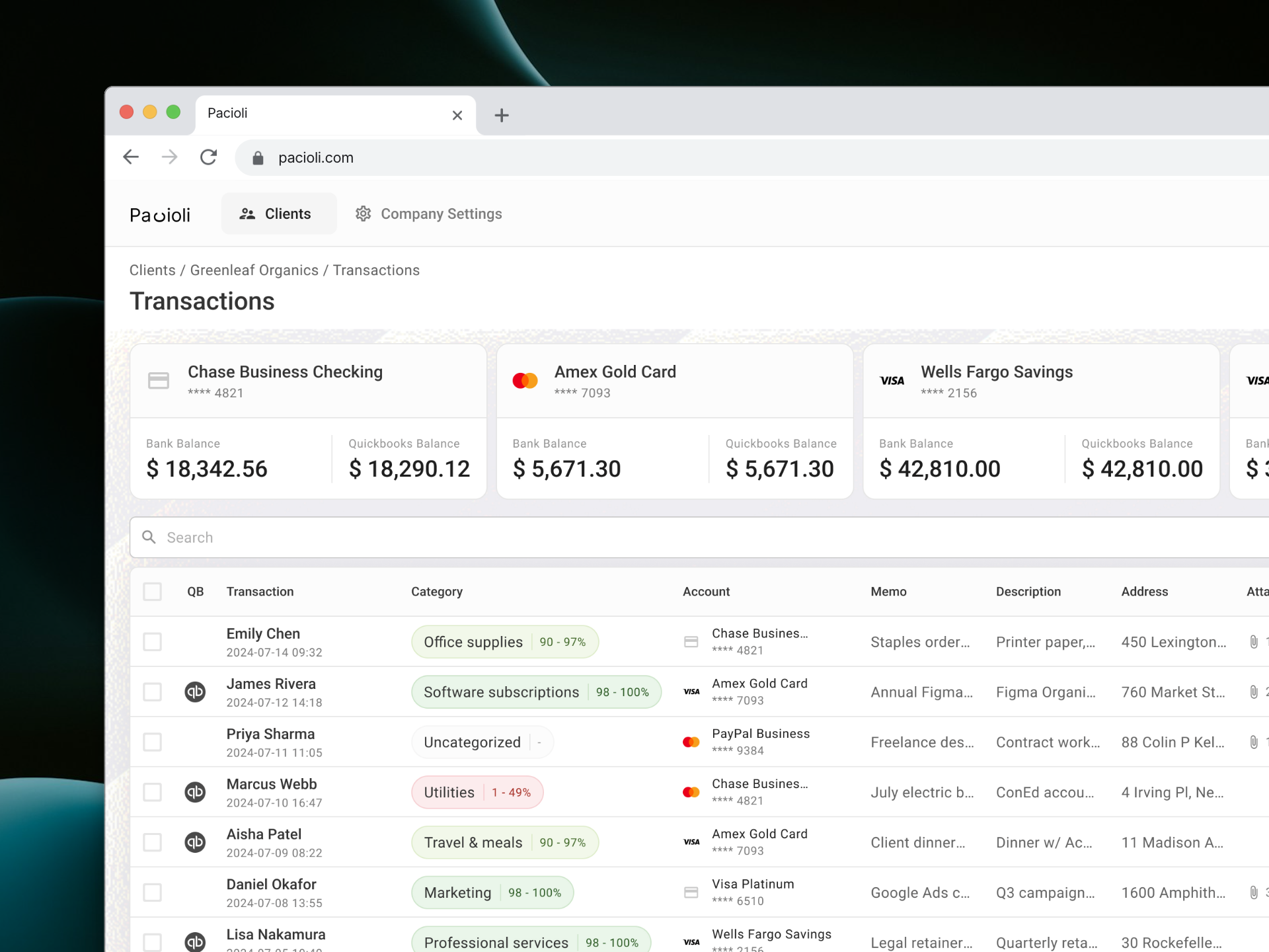 AI-Powered Transaction Categorization for Medical Accounting accounting software ai categorization b2b canada dashboard design data visualization enterprise software financial software fintech fintech design healthcare finance product design saas ui design ux design