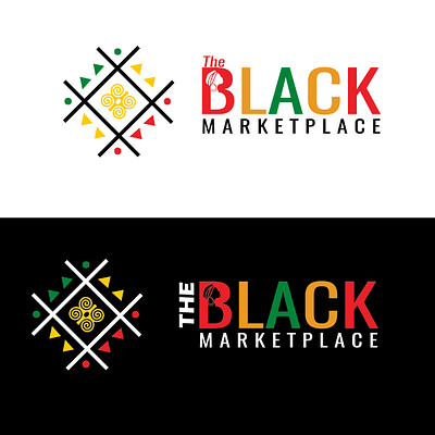 Logo, Social Media, Black MarketPlace, African Logo, Black logo african logo black logo branding brochure business business flyer design facebook post graphic design illustration logo