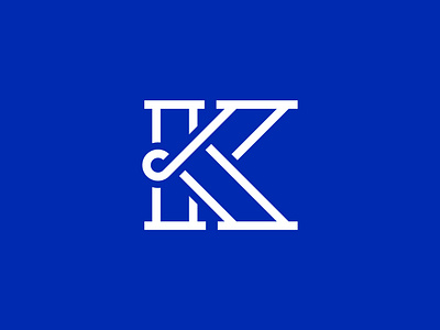 K Logo branding k k logo kareem alaa letter mark logo monogram كريم علاء