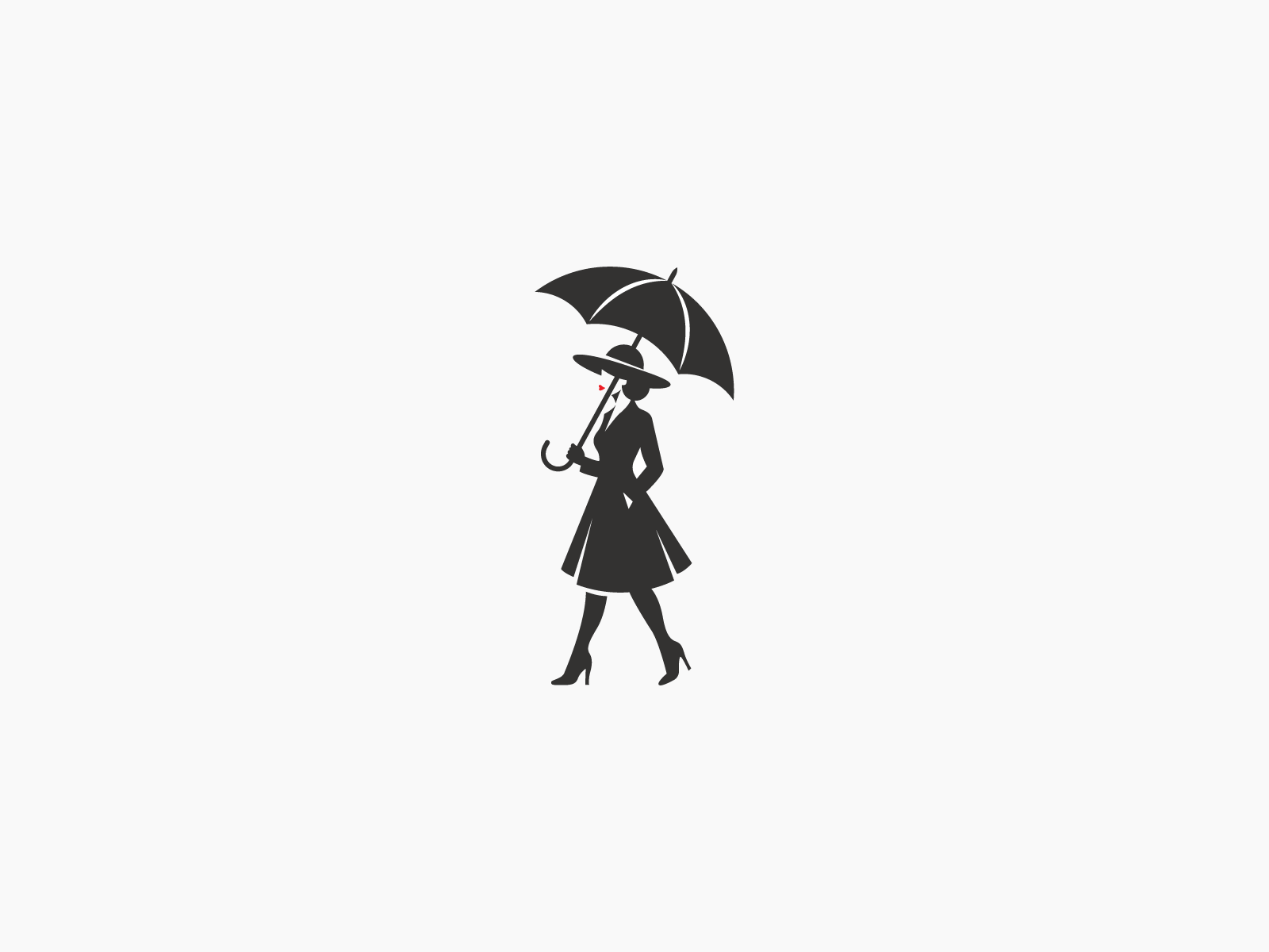 Elegant Woman with Umbrella beauty branding beauty logo boutique logo elegant silhouette elegant woman fashion branding fashion logo fashion woman female silhouette feminine branding feminine logo lifestyle logo minimalist design stylish woman umbrella woman woman logo woman silhouette
