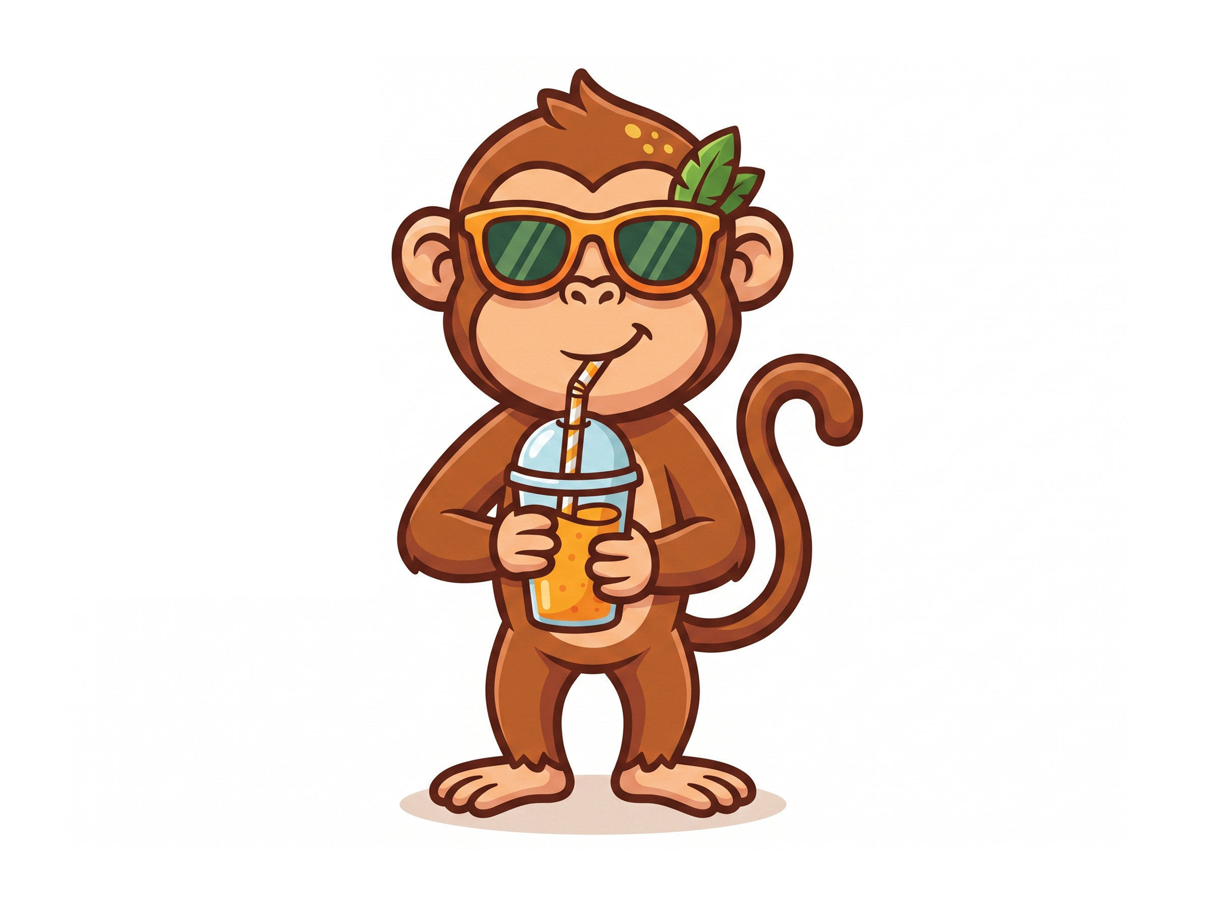 Mango Monkey - Organic Juice Bar Brand Identity & Mascot Design bento grid brand identity branding presentation cafe branding character design custom typography cute illustration food branding graphic design juice bar branding logo design mascot design merchandise design minimalist branding packaging design tropical mascot vector art vector illustration vibrant color palette visual identity