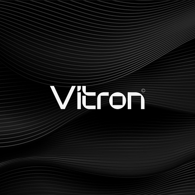 VITRON modern logo branding design graphic design logo logo folio logodesign