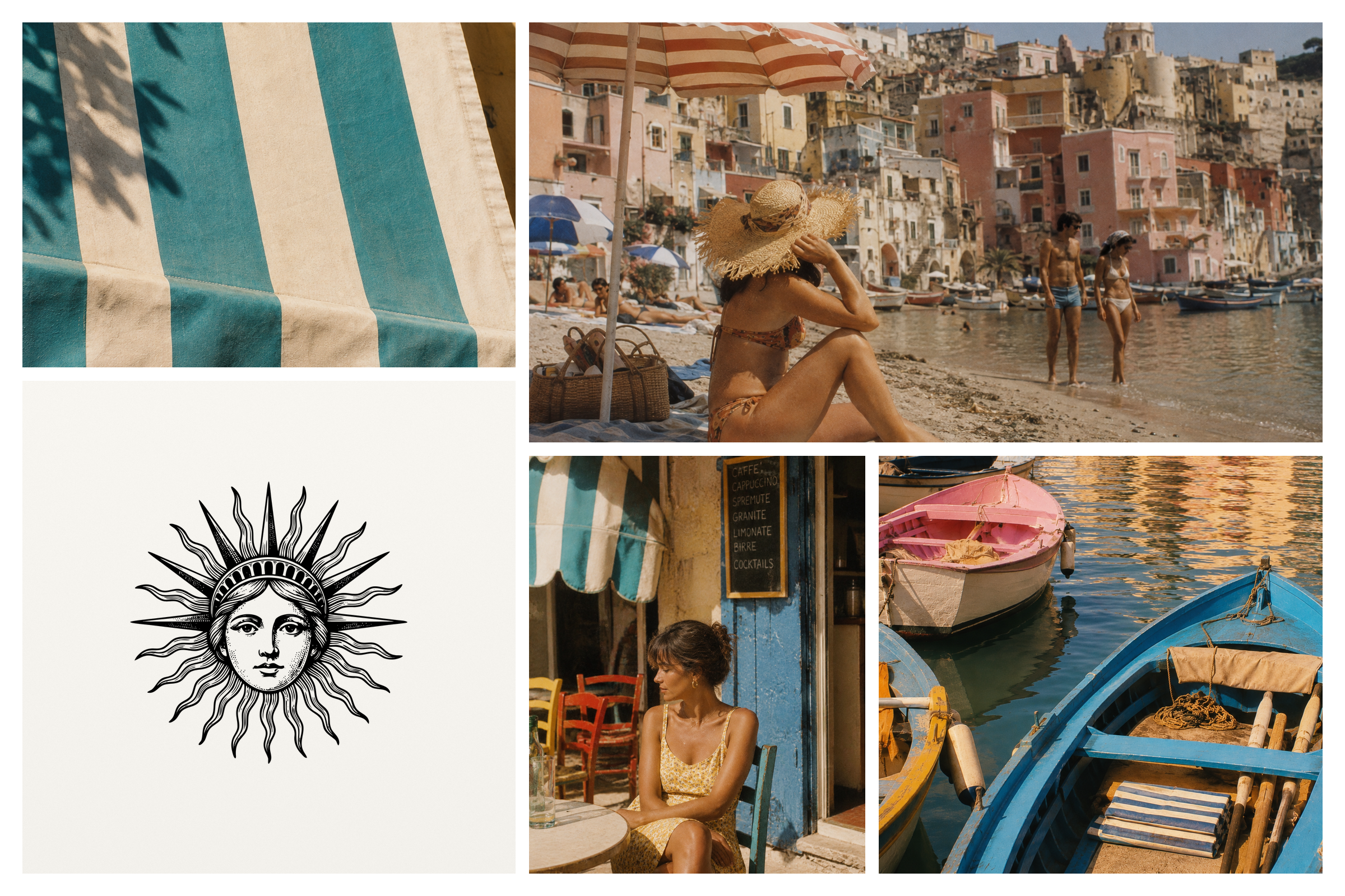 Riviera Study: Moodboard + Concept Mark art direction brand identity branding concept engraving illustration logo design moodboard vintage visual identity