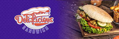 DeliLicious Sandwich branding design graphic design icon logo vector