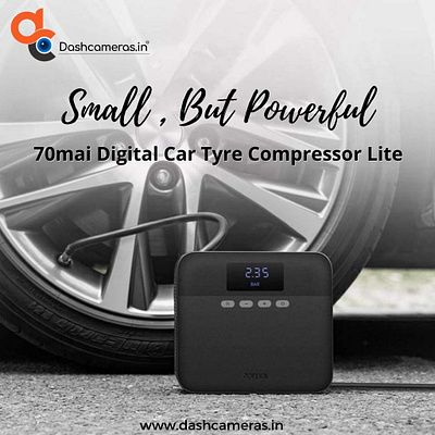 70mai Digital Car Tyre compressor 70mai best dash cam for car best dash cam in india dash dash cam dashcameras.in