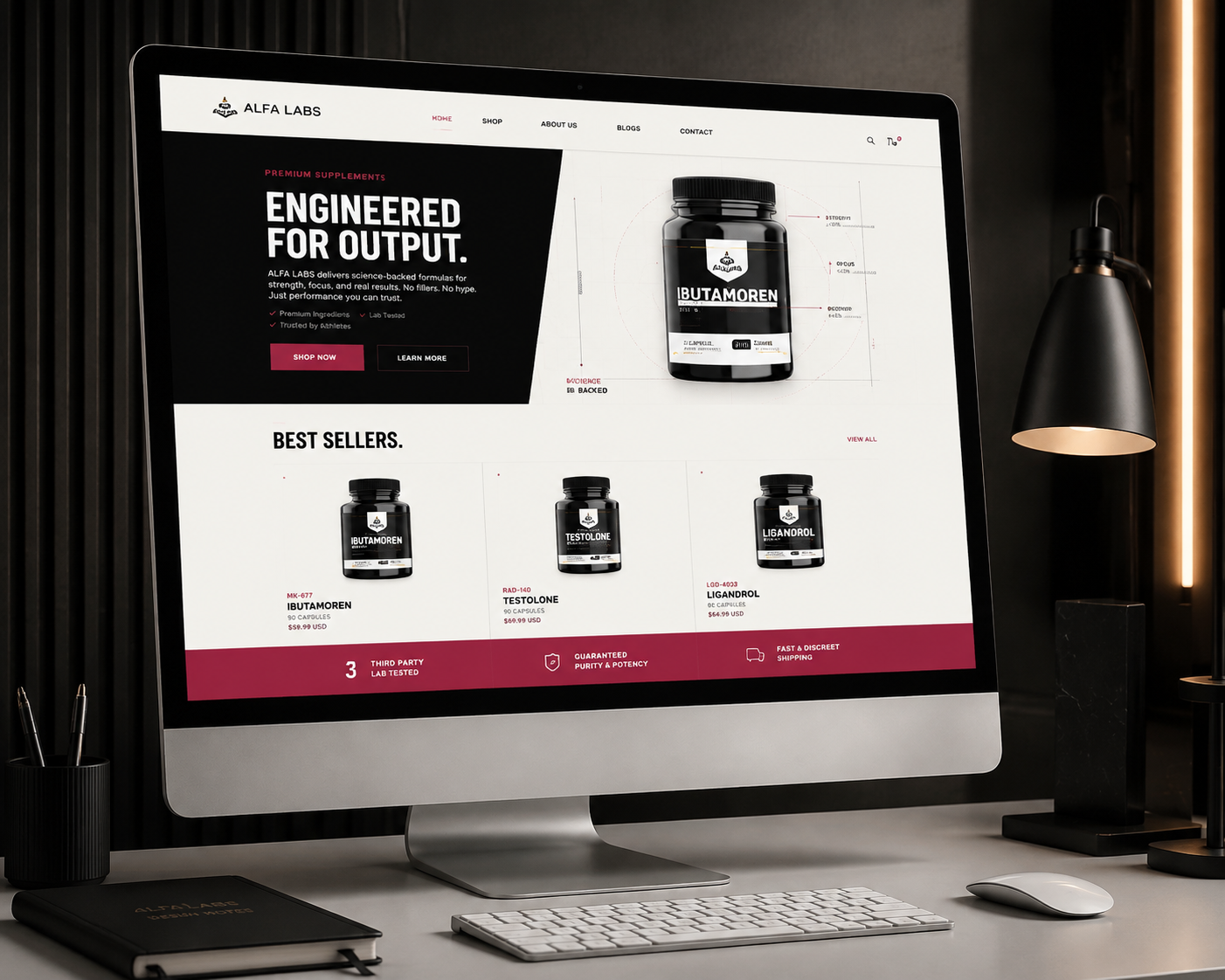ALFA LABS - SUPPLIMENTS ECOMMERCE STORE ecommerce responsive design ui web designer wocoomerce wordpress wordpressdeveloper