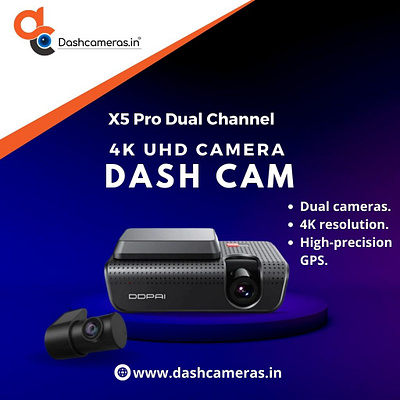 DDPAI x5 4k UHD camera Dash Cam best dash cam for car car camera for hyundai car camera for maruthi car camera for tata cash cam for altroz dppai uhd dash cameras