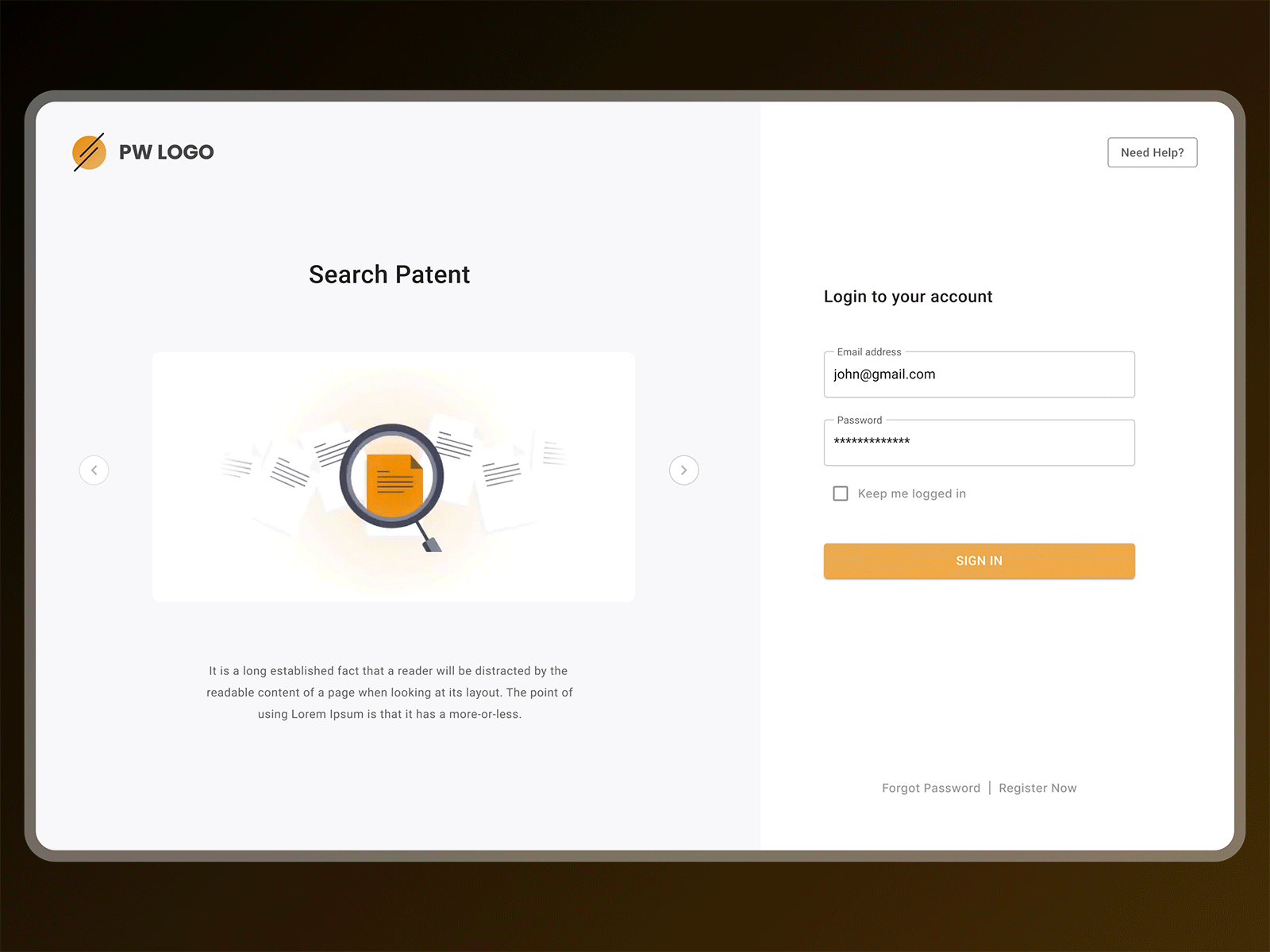 Login Web UI app design login logodesign logotype mobile app