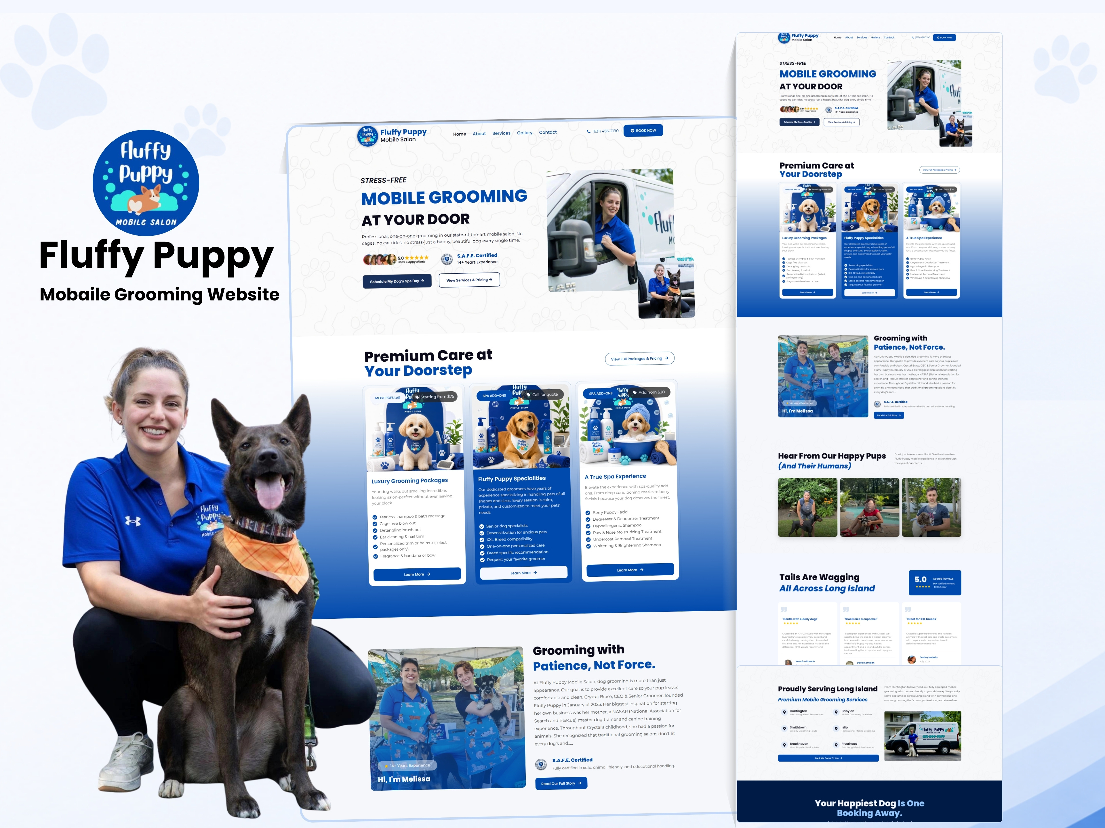 Mobile Grooming Website Design conversiondesign design grooming website landing page local business website mobile grooming mobile grooming website modern website pet grooming business pet grooming landing page pet grooming website web web design websiteredesign