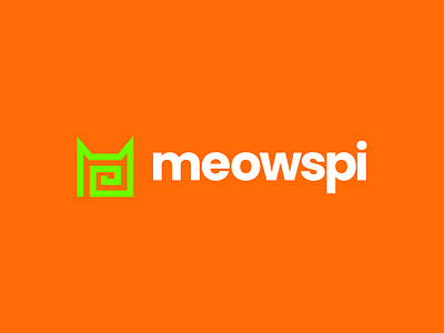 Meowspi brand branding concept design identity logo logomark vector