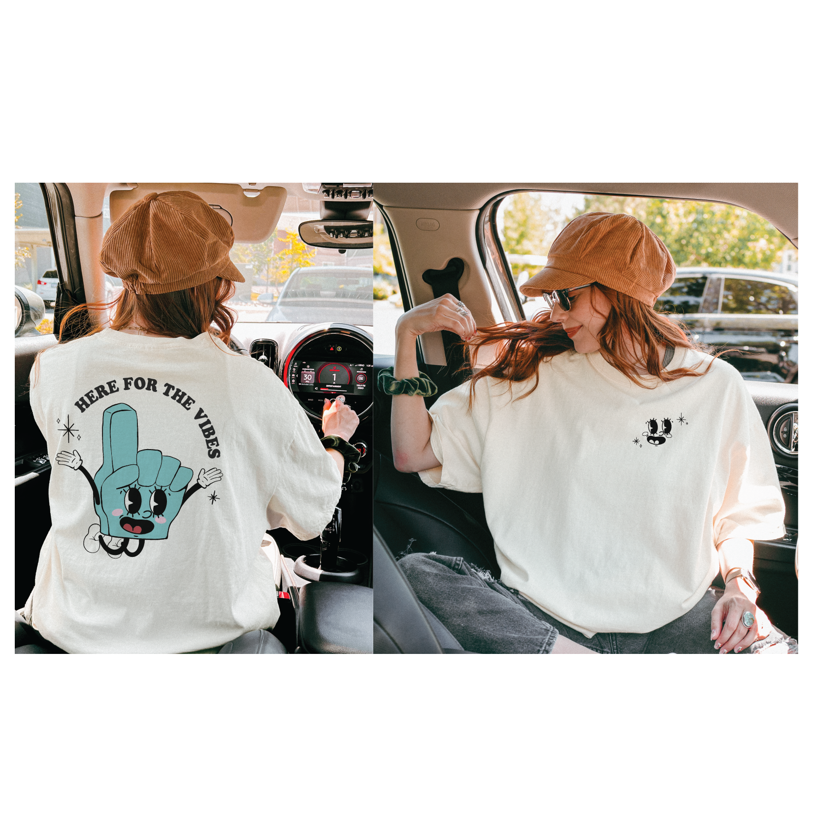 here for the vibes tshirt design art graphic design hand drawn illustration merch design retro storytelling tshirt vector