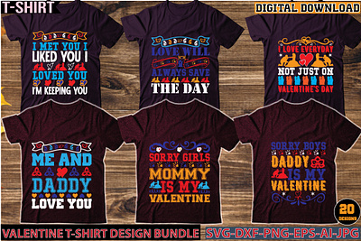 Valentine t-shirt design bundle valentine t shirt design bundle