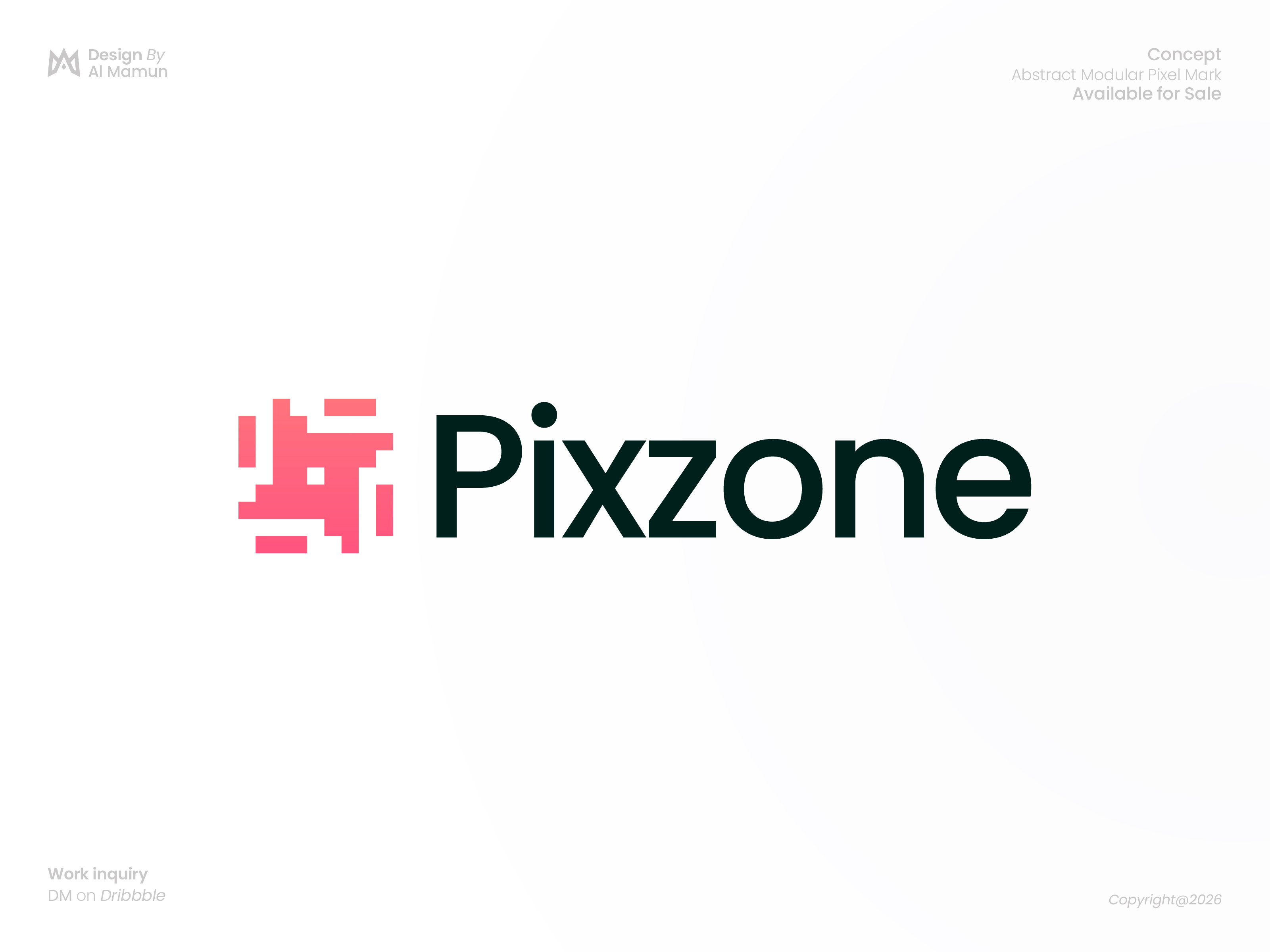 Pixzone — Modern Digital Pixel Logo Design abstract logo abstract mark brand identity branding creative logo digital logo geometric logo grid logo logo logo design logo designer logo icon minimal logo modern logo modular logo pixel brand pixel logo symbol tech logo technology logo