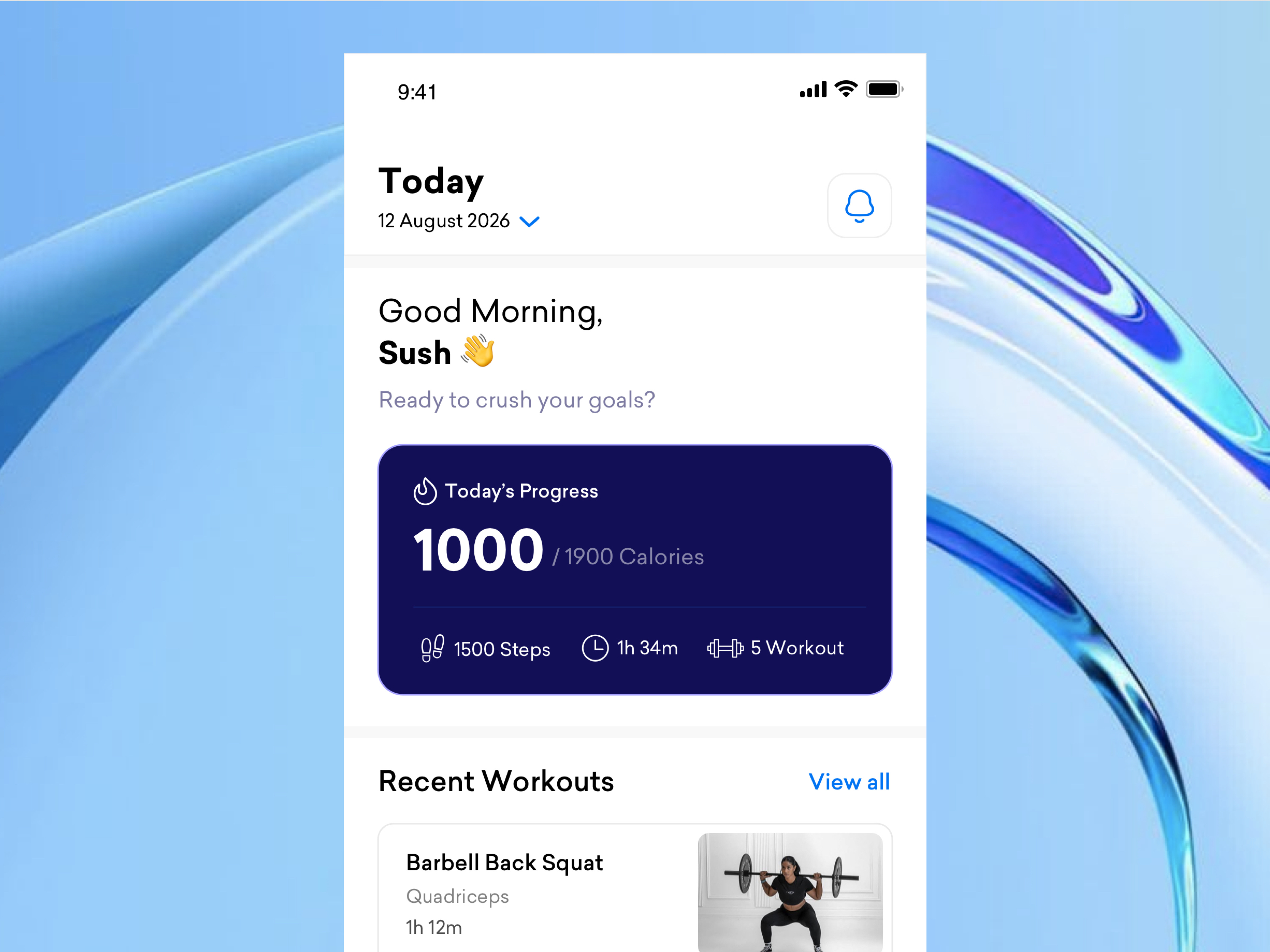 Log workout tracker 💪 activity tracker appui body excersise fitness gym health log workout minimal mobile ui smart workout tracker trainer ui ux weight wellness workout