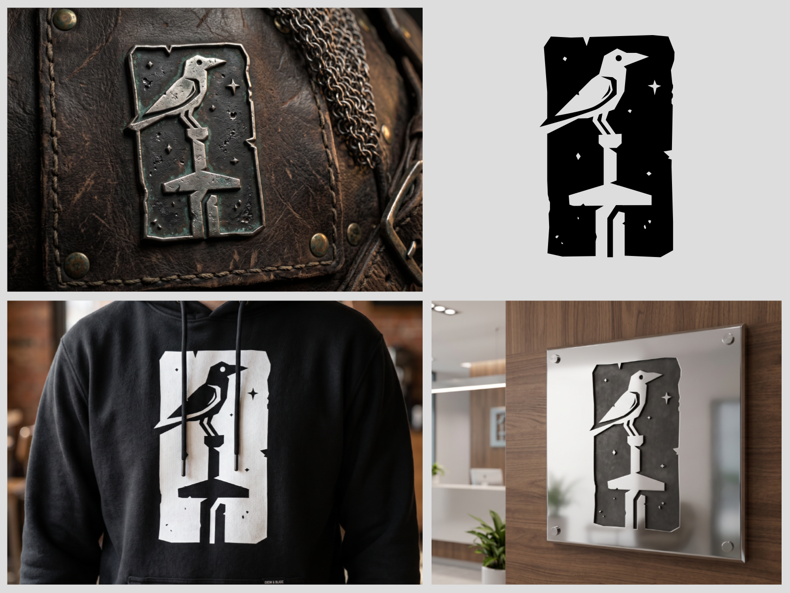 Logo option for game studio. Visualisation brand brand design brand designer branding branding design branding designer crow logo game game logo game studio game studio logo logo logo design logo designer logodesign logodesigner logotype raven logo sword logo visual identity