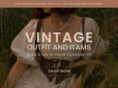 Email | Vintage branding brown camera clothes design email figma graphic design green inspiration layout motion graphics outfit photoshop template typography ui ui design vintage web design