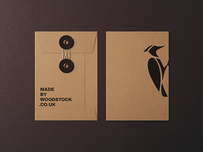 Invoice Envelope Mockup Concept bird branding carpenter concept custom design envelope furniture graphic design mockup woodpecker woodwork