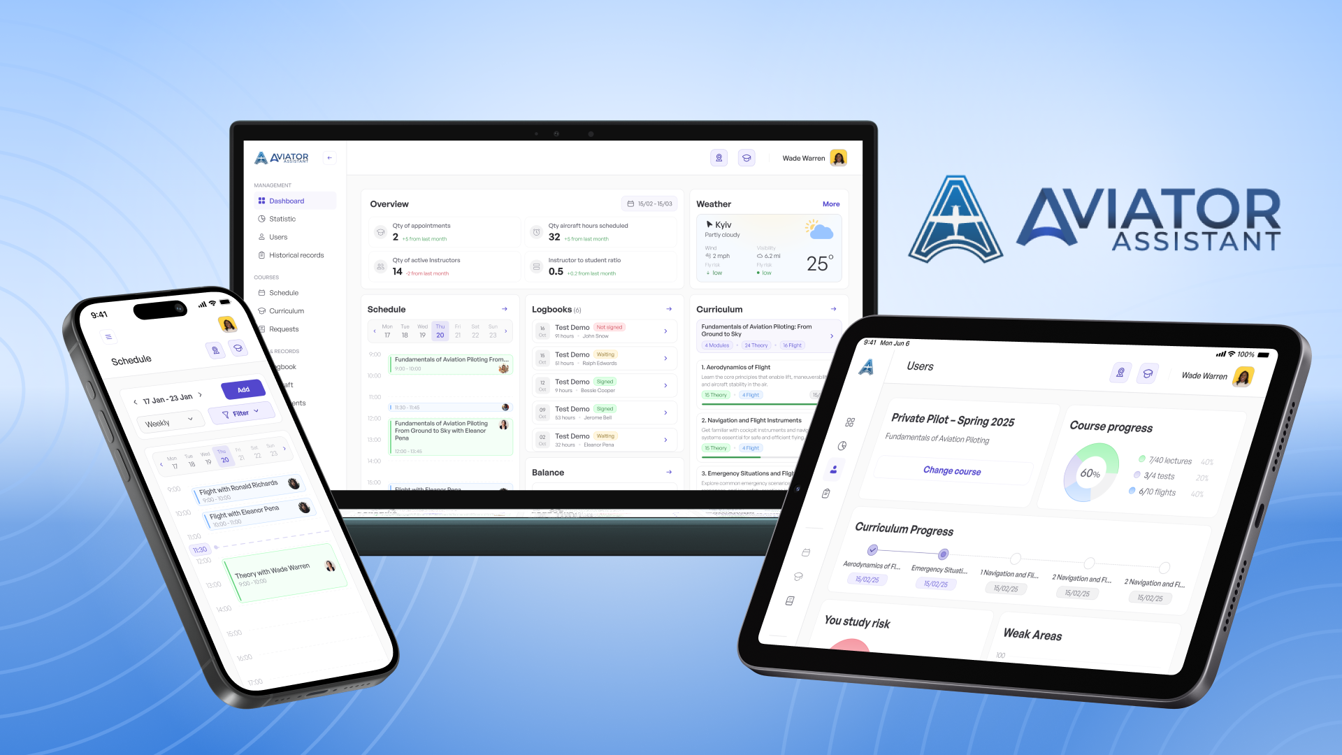 Aviator Assistant - Aviation Software UX/UI Design | SaaS Design aviation design aviation saas aviation software aviation software design saas design software design uiux design uiux design for web app uiux design for web application uxui design web app design web application design