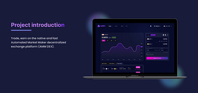 ApoDEX - Crypto Decentralized Exchange | UI/UX Design ammdex crypto decentralized exchange figma illustration swap typography ui ui design uiux ux ux design website design