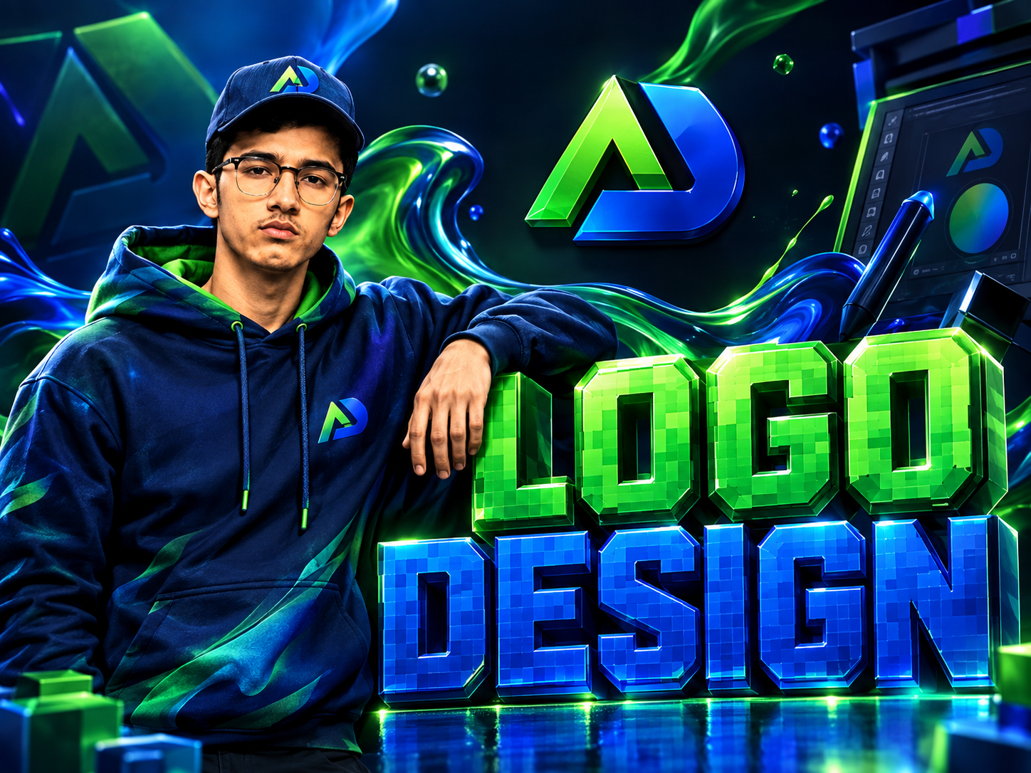 Logo Design ahmer ahmer shah ahmershah ahmershahdev artwork banner branding creative direction design graphic design illustration logo logo design software engineer syed ahmer shah syedahmershah ui
