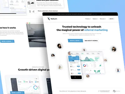 Naxum Landing Page Redesign