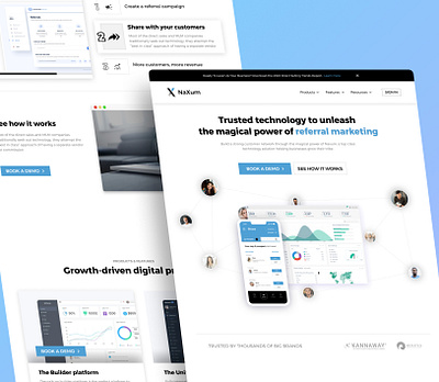 Naxum Landing Page Redesign