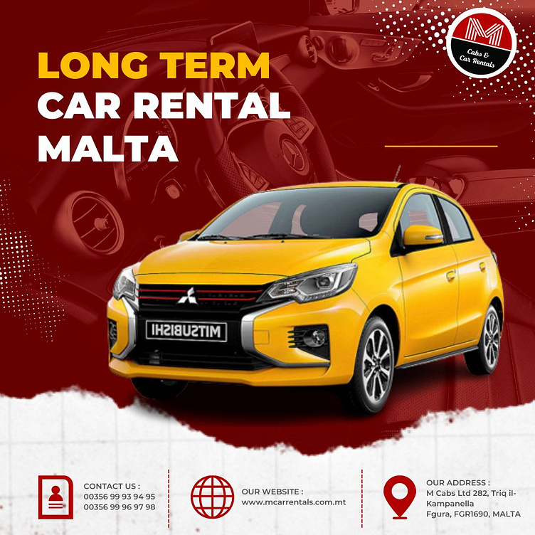 Long Term Car Rental Malta by mcarrentals on Dribbble