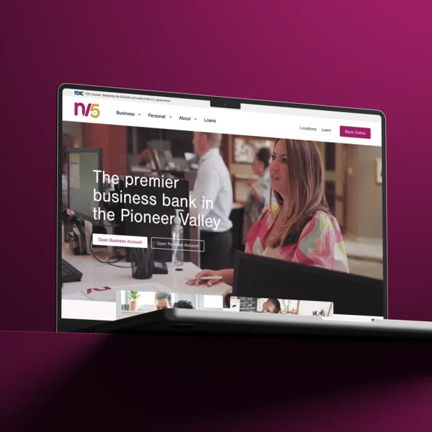 New Valley Bank & Trust design layout ui website