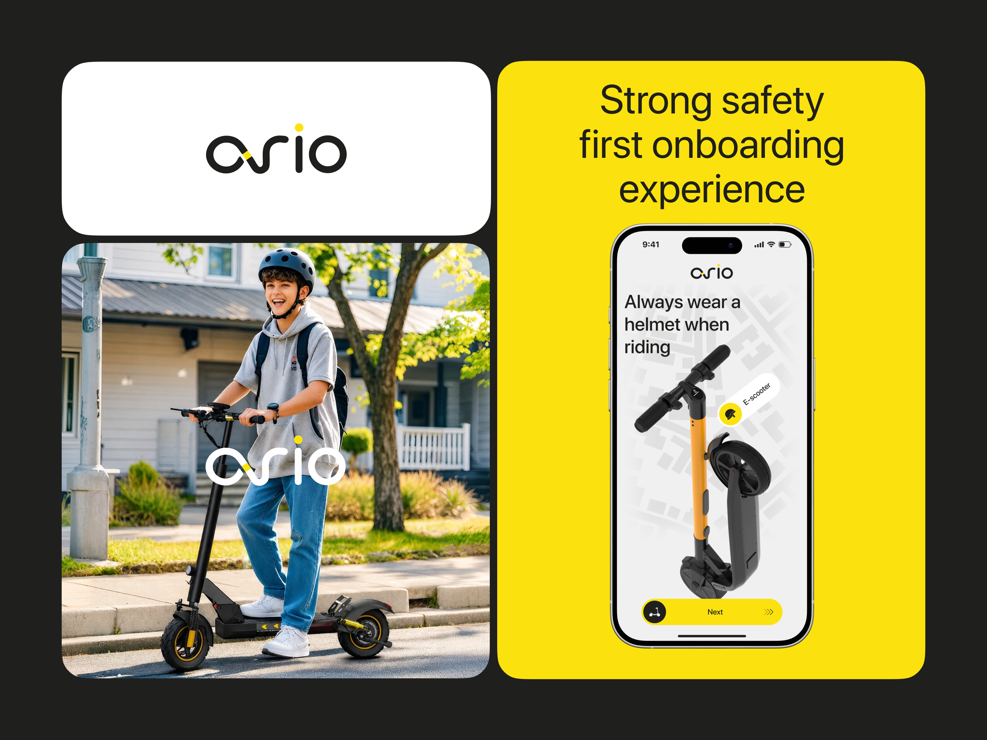 Electric Scooter Sharing App Onboarding UI/UX app app design e scooter app ios app design micro mobility mobile mobile app mobility app ui onboarding ui ride sharing app ride sharing ui safety onboarding scooter rental urban mobility