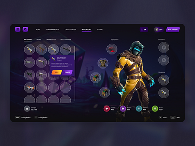 Crypto Game - Interface casino casino design crypto crypto casino gambling gambling design game game interface interface inventory kira landing nft game p2e ui ux web design web game web3 web3 game