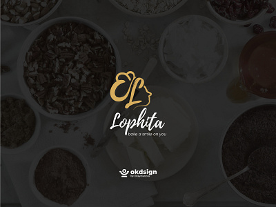 LOPHITA Logo Design bakery bakery logo brand design brand identity branding design expensive gold graphic design logo logo design logotype luxury visual identity