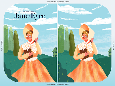 illustration | Jane Eyre character design illustration