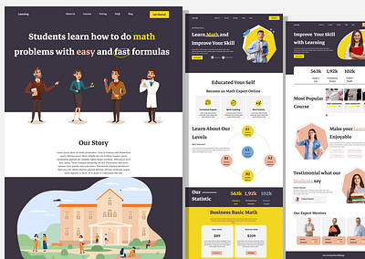 Course "Learning" Web course graphic design ui ux web design