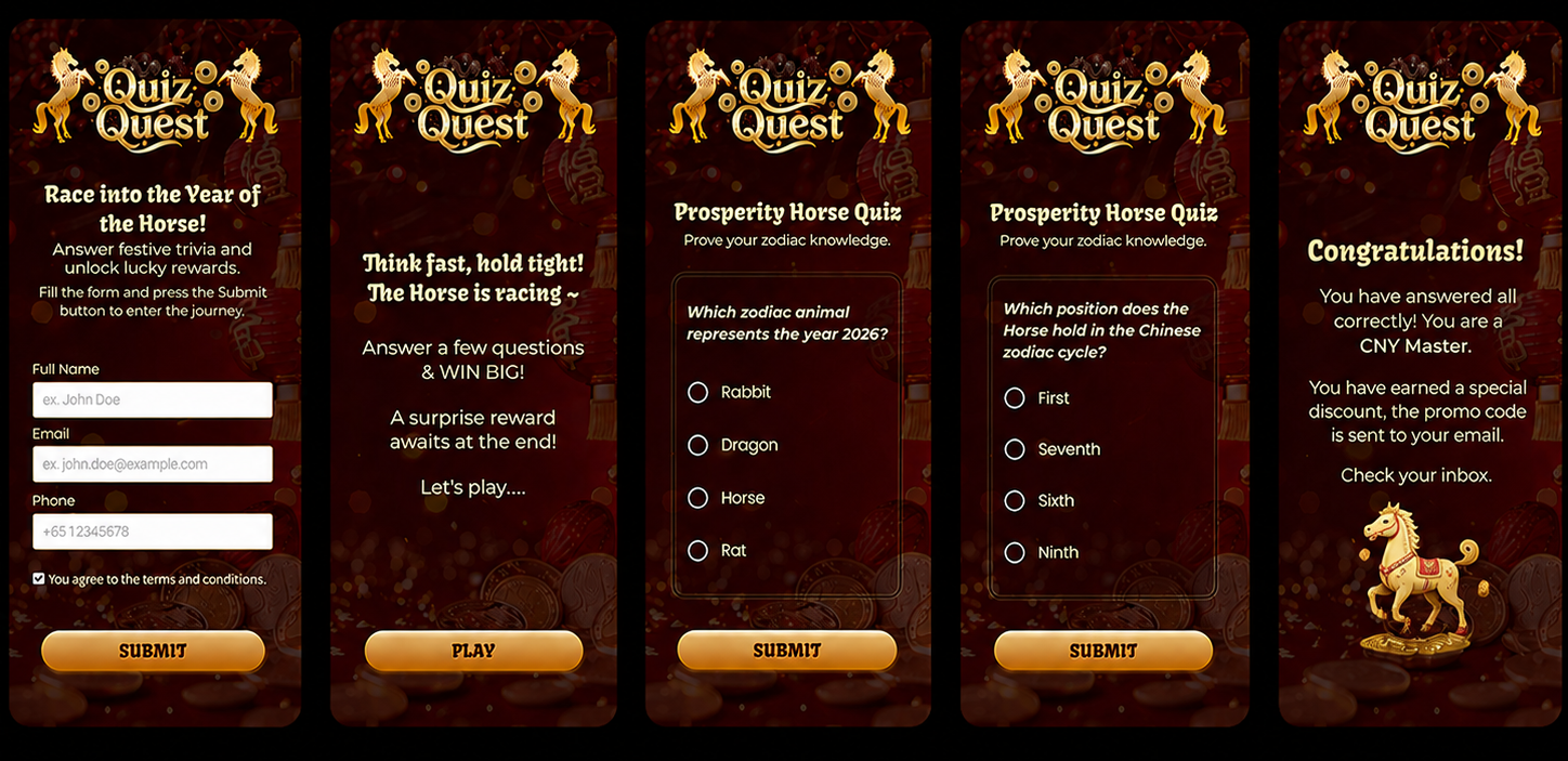 Quiz Quest : A Trivia Challenge branding cny customer engagement gamification reward management trivia trivia quest vouchermatic
